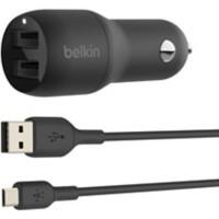 Belkin USB-auto-oplader Zwart