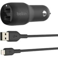 Belkin USB-auto-oplader Zwart