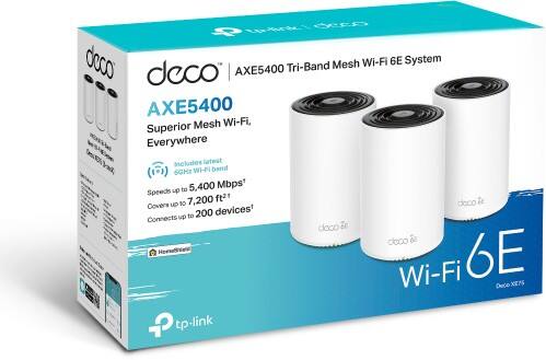 TP-LINK AXE5400 Tri-Band Mesh Wi-Fi-systeem 3 Stuks