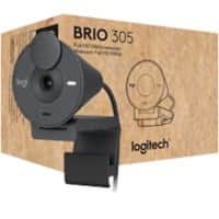 Logitech Webcam 1920 x 1080 pixels Full HD Microfoon inbegrepen Grafiet