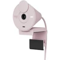 Logitech Webcam 1920 x 1080 pixels Full HD Microfoon inbegrepen Roze