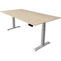 Kerkmann Elektrisch hoogteverstelbaar Zit-sta-bureau Esdoorn T-Voet 2,000 (B) x 1,000 (D) x 1,290 (H) mm Hout, Metaal