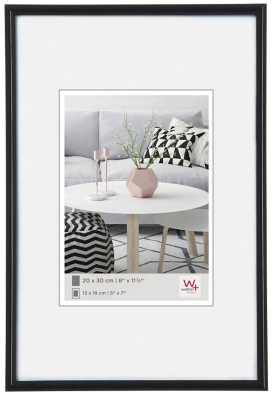 walther design Fotolijst Zwart KB040H 31 (B) x 1,9 (D) x 41 (H) cm KB040H