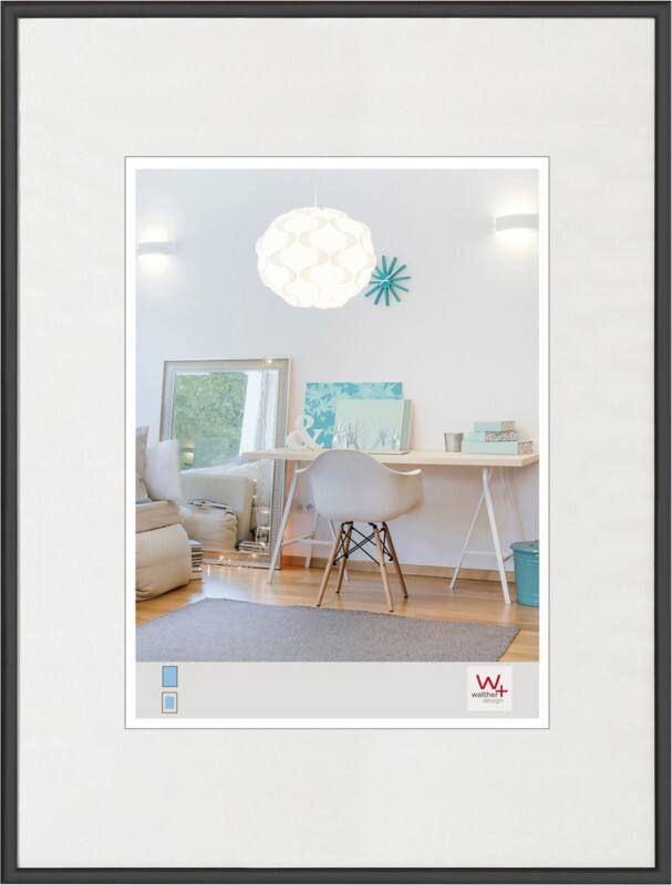 walther design Fotolijst Zwart KV040B 30,7 (B) x 1,4 (D) x 40,8 (H) cm KV040B