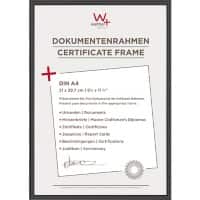 walther design A4 Fotolijst Zwart Kunststof KV130B 22,2 (b) x 1,4 (d) x 31 (h) cm