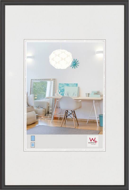 walther design Fotolijst Zwart KV520B 15,9 (B) x 1,4 (D) x 21 (H) cm KV520B