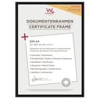 walther design A4 Fotolijst Zwart Kunststof KVX130B 22,2 (b) x 1,4 (d) x 31 (h) cm
