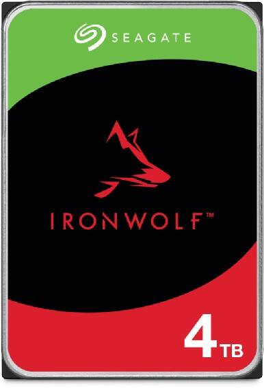 Seagate IronWolf Interne HDD-schijf 4 TB Multikleur