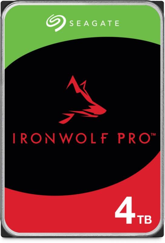 Seagate IronWolf Interne HDD-schijf 4 TB Multikleur