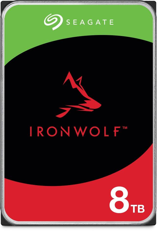Seagate IronWolf Interne HDD-schijf 8 TB Multikleur