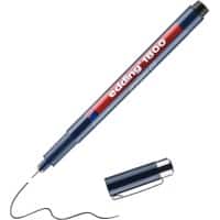 edding Fineliner 0,25 mm Ronde punt Zwart 1800