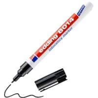 edding E-8014 Laboratoriummarker Zwart Ronde punt 1 mm