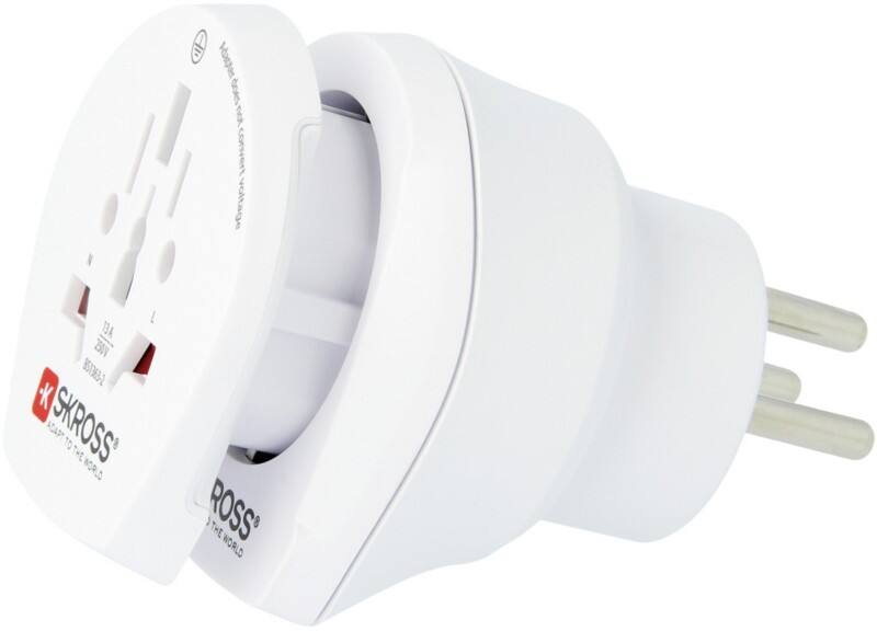 SKROSS Wereldreisadapter Wereld naar Israël SKR1500216E Wit