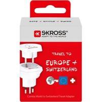 SKROSS Wereldreisadapter Type J (CH) SKR1500206E Wit