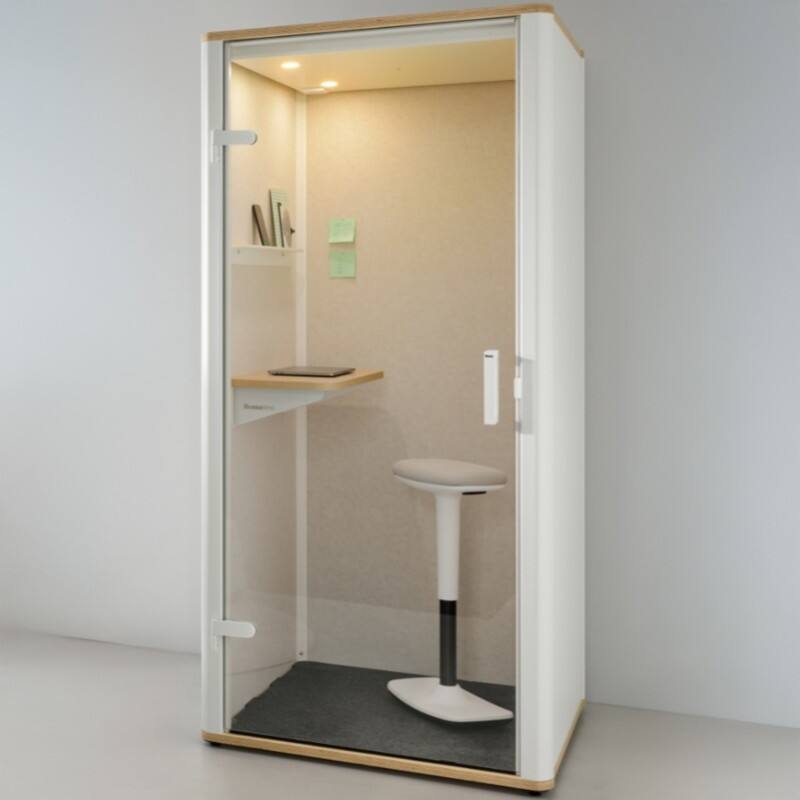 Dauphine Bosselino Uno Telefooncabine 100 x 99 x 216H Wit