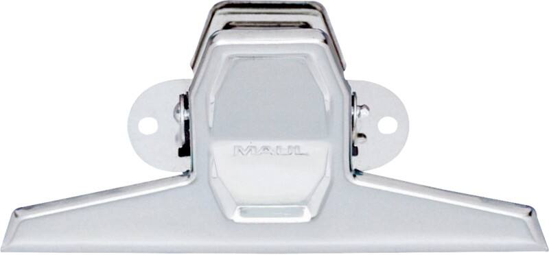 Maul Foldback clips Metaal 20 mm Zilver Niet magnetisch