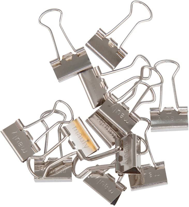 Maul Papierklem Metaal 13 mm Zilver 12 Stuks
