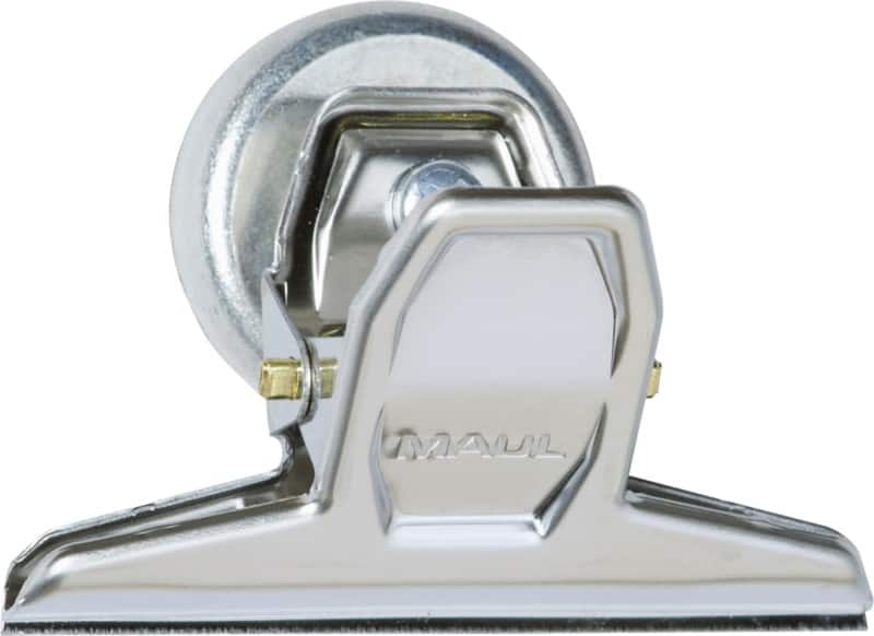 Maul Papierklemmen Metaal 20 mm Zilver Magnetisch 3 Stuks