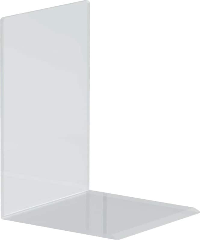 Maul Boekensteunen Acryl Transparant 12 x 12 x 17 cm 2 Stuks