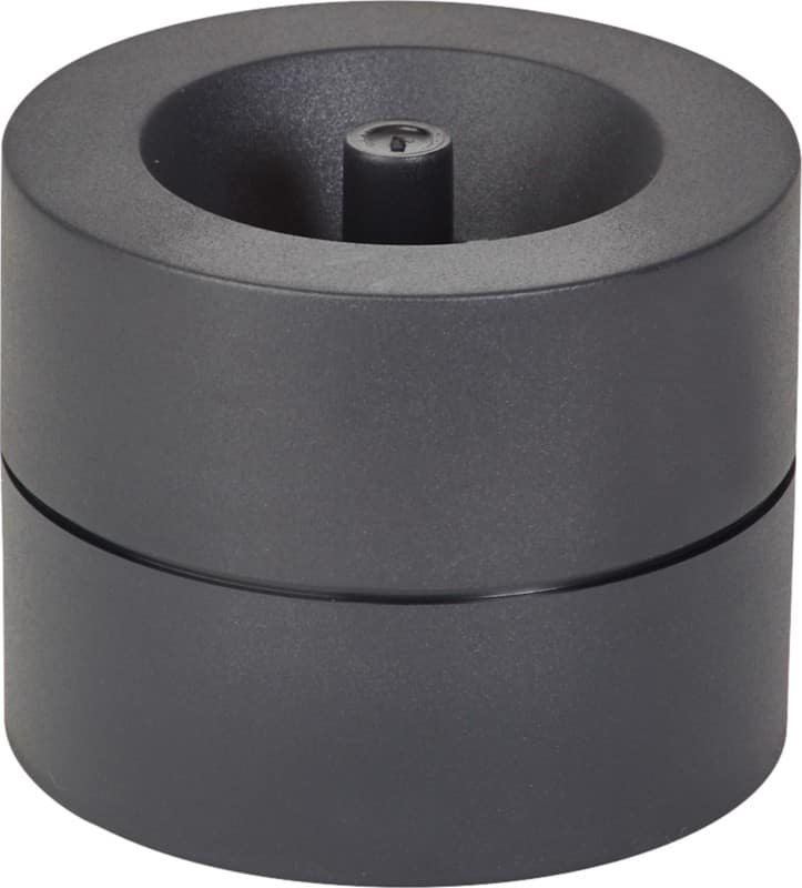 Maul greener@work Papercliphouder met centrale magneet Kunststof 60 mm Zwart Rond