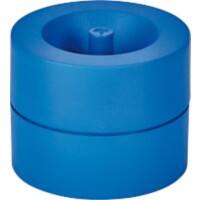 Maul greener@work Papercliphouder met centrale magneet Kunststof 60 mm Blauw Rond