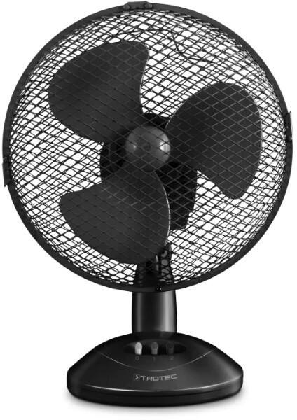 TROTEC TVE Bureauventilator 28 cm Zwart