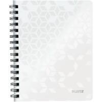 Leitz WOW Schrijfblok A5 Geruit Soepele kaft Wit Geperforeerd