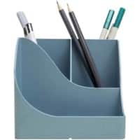 Exacompta AutentiK Pennenhouder 5 Compartimenten Kunststof Blauw, grijs