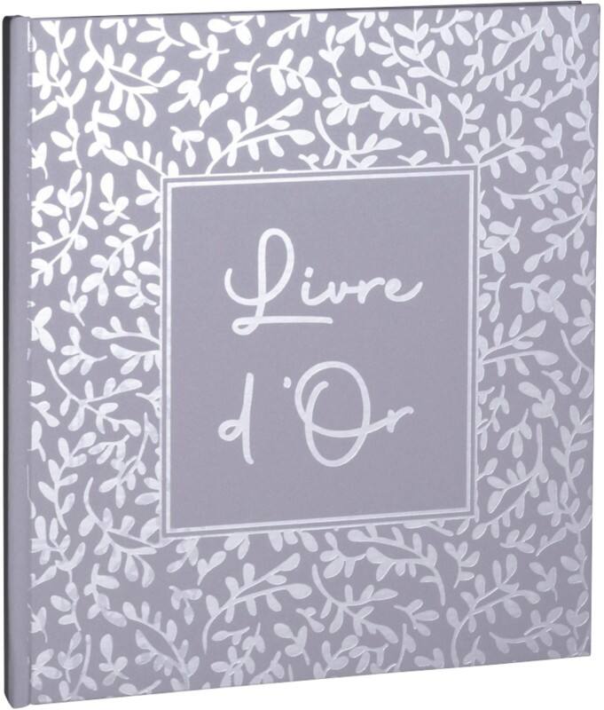 Exacompta AutentiK Gastenboek Blauw, grijs 140 Pagina's 47365E