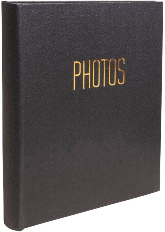 Exacompta Office By Me Fotoalbum Harde rug 29 x 32 cm Zwart 60 Vel