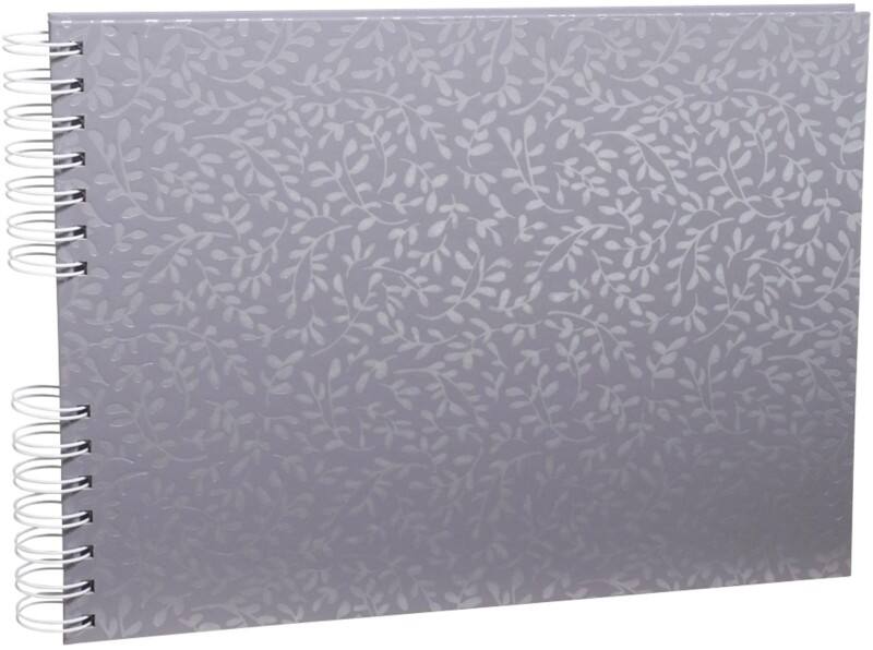 Exacompta AutentiK Fotoalbum Spiraal Harde rug 32 x 22 cm Blauw, grijs 50 Vellen