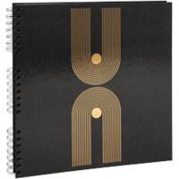 Exacompta Graphik Fotoalbum Spiraal Harde rug 32 x 32 cm Zwart 60 Vel