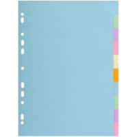 Exacompta Forever Blanco tabbladen Kleurenassortiment 10 tabs 170 g/m² Karton 2610E