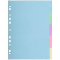 Exacompta Forever Blanco tabbladen Kleurenassortiment 5 tabs 170 g/m² Karton 2605E