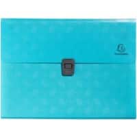 Exacompta Pop'N Co Sorteermap A4 PP (Polypropeen) Blanco Cyaan 55299E