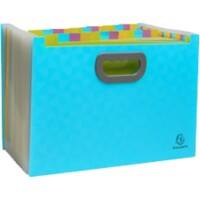 Exacompta Pop'N Co Sorteermap A4 PP (Polypropeen) Blanco Cyaan 55199E
