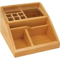 WEDO Bamboo Pennenbak Bamboe Bruin 13,3 x 16,4 x 9,9 cm