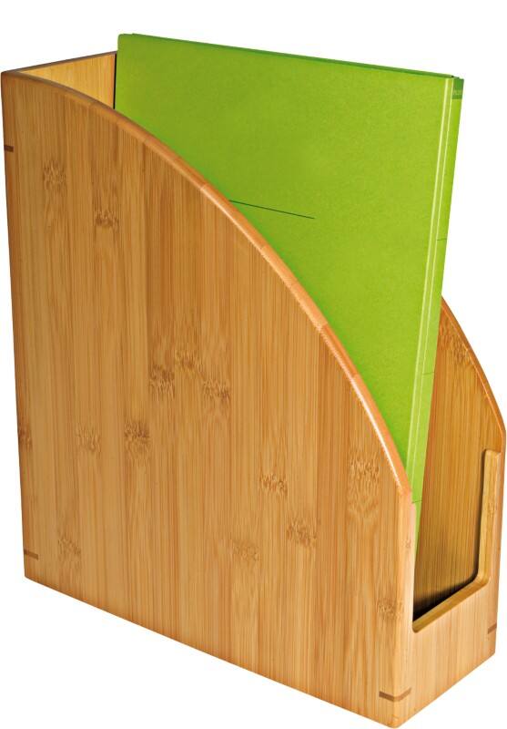 WEDO Bamboo Tijdschriftencassette Bamboe 32 x A4 Bruin