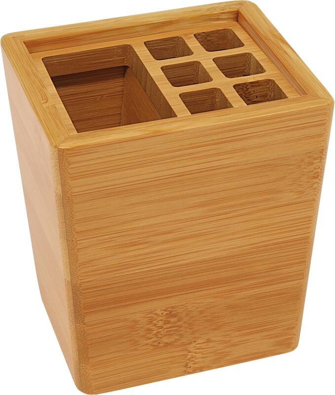 WEDO Bamboo Pennenhouder Bamboe Bruin 9 x 10,4 x 11,7 cm
