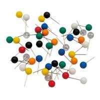 WEDO Landkaartpunaises Metaal Kleurenassortiment 100 stuks