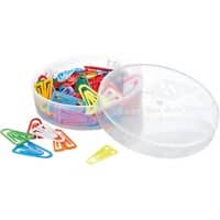 Laurier Paperclips Kunststof 25 mm Kleurenassortiment 100 stuks