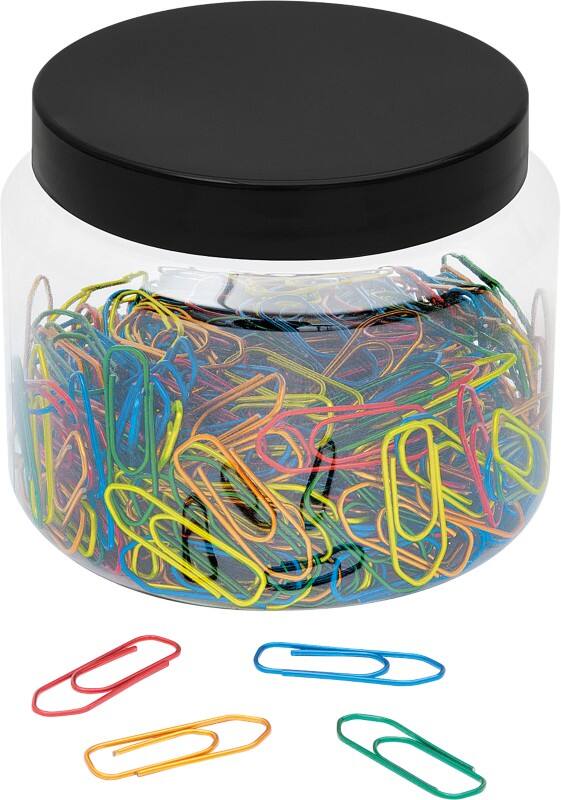WEDO Paperclips Metaal 65 mm Kleurenassortiment 400 stuks