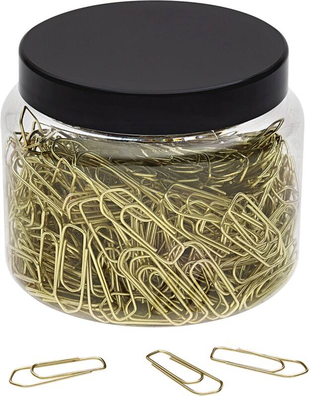 WEDO Paperclips Metaal 65 mm Geel 400 stuks