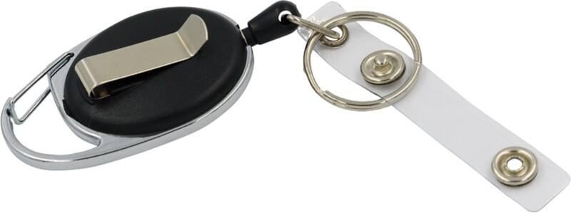 WEDO Sleutelhanger Afrolmechanisme voor badge Zwart