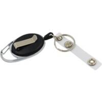 WEDO Sleutelhanger Afrolmechanisme voor badge Zwart