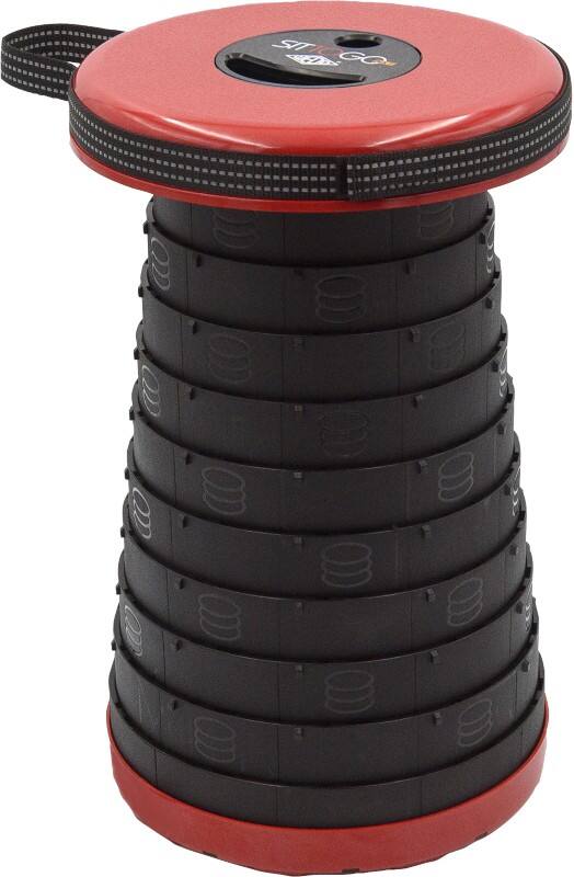 WEDO Telescopische kruk 75 mm PP (Polypropeen) Rood