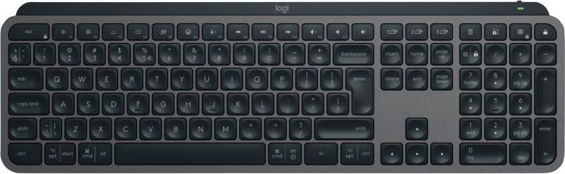 Logitech Mxkeys 920-010933 Draadloos Toetsenbord en muis Qwerty (VS) Grafiet