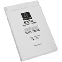 Exacompta Blocs FAF Navulling voor FAF-bureaublok Blanco Wit 340 Pagina's