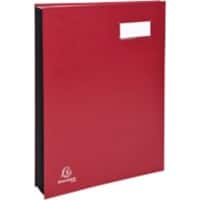 Exacompta Handtekeningenboek A4 Bordeauxrood 24184E 24 (B) x 2 (D) x 32,7 (H) cm