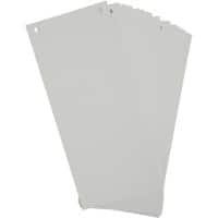 Exacompta Forever Scheidingsstroken Blanco 105 x 240 mm Grijs Karton 13485B 1200 Stuks